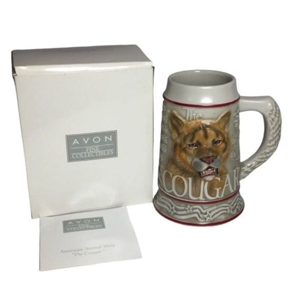 Avon Fine Collectibles - Vintage American Animal Stein “The Cougar”